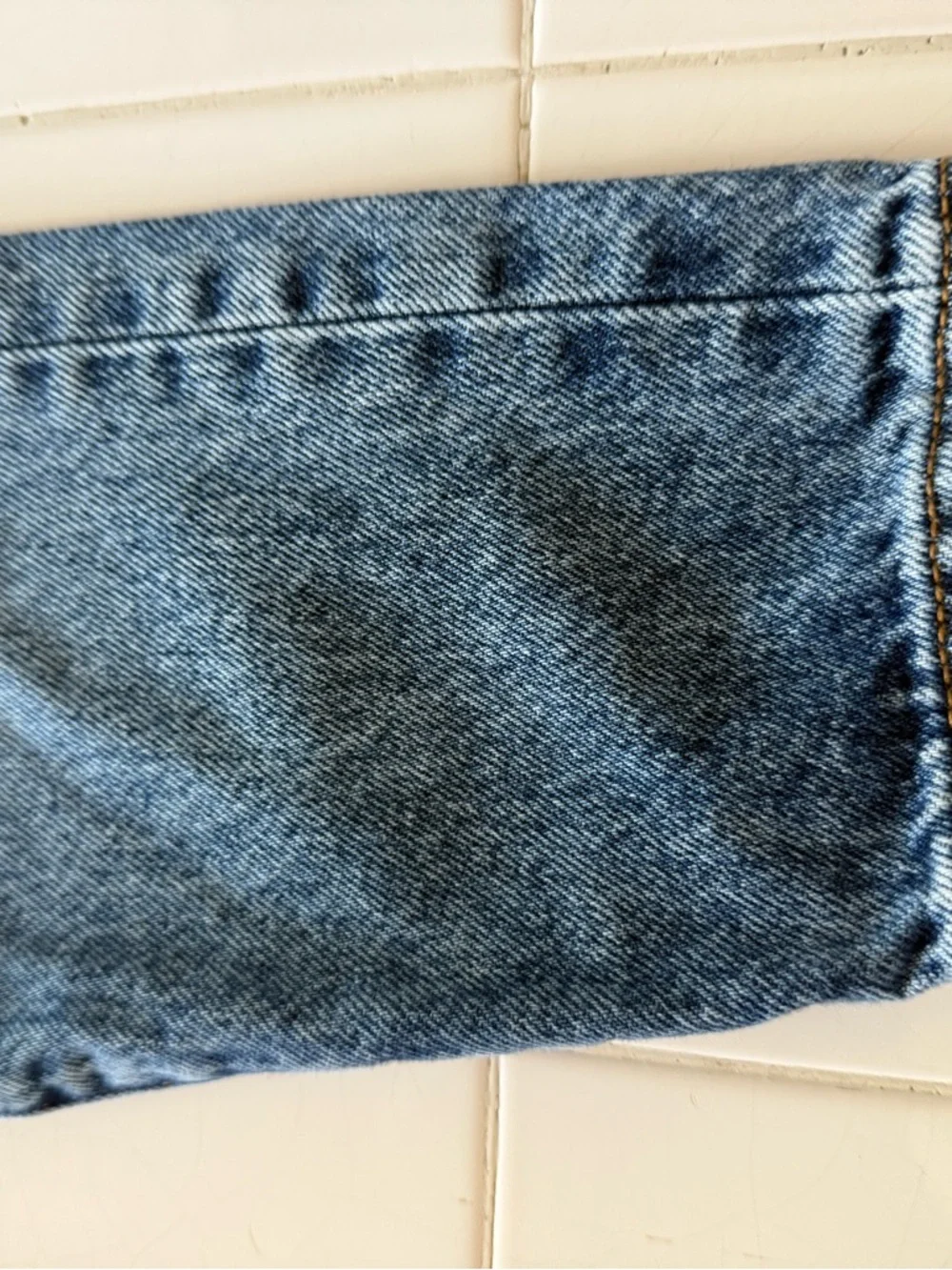 J. Crew Girls Sz 4 High Waist Mom Jeans Adjustable Waist 100% Cotton Crew Cuts - Picture 7 of 11